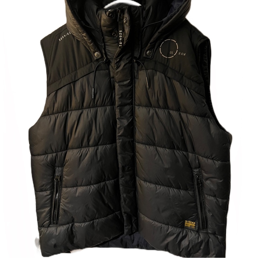 🍁- 🤩 G Star Vest with Detachable Hood 🍁
